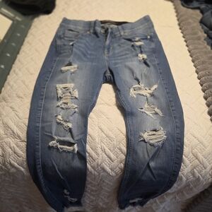 Torrid Light Blue Distressed Boyfriend Jeans